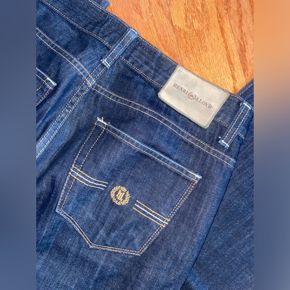 Like New Mens Designer Henri Lloyd Signature Jeans Pants Dark Denim - Picture 6 of 6